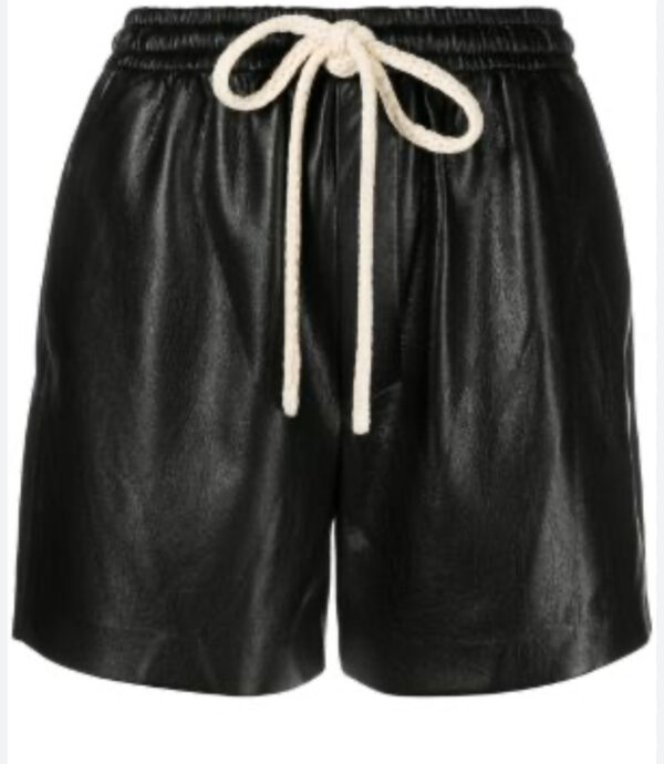 Vegan leather shorts - Image 2