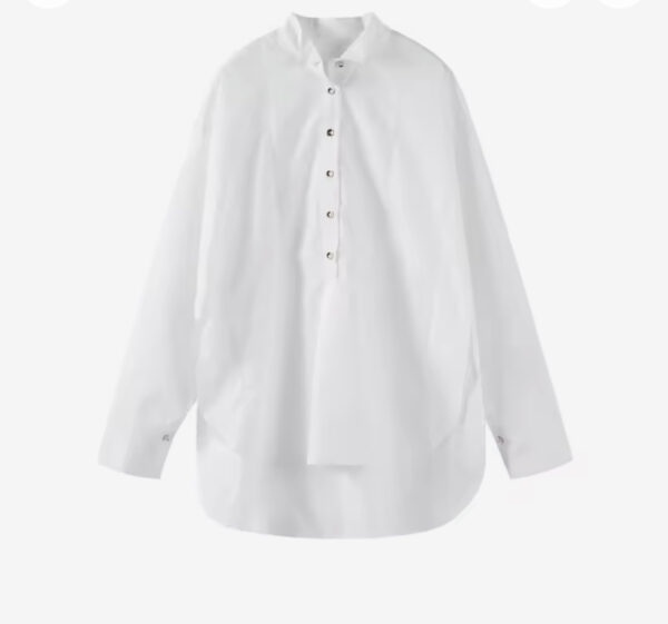 Tuxedo shirt poncho - Image 4