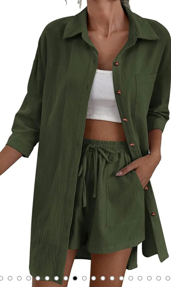Cool Chick Short Set  (green)