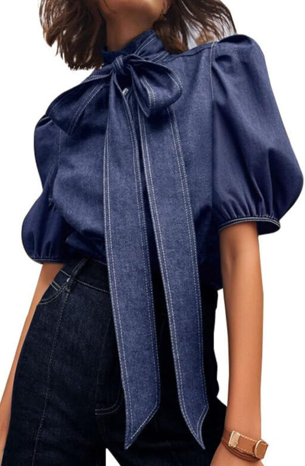Denim Blouse - Image 3