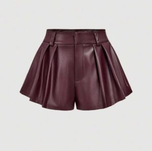 Faux Leather Shorts