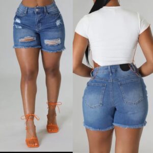 Denim shorts