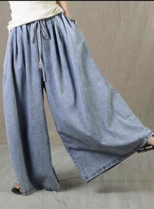 Denim Palazzo pants